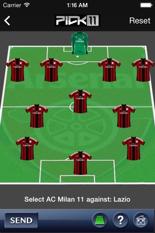 Pick 11 - AC Milan edition screenshot 2