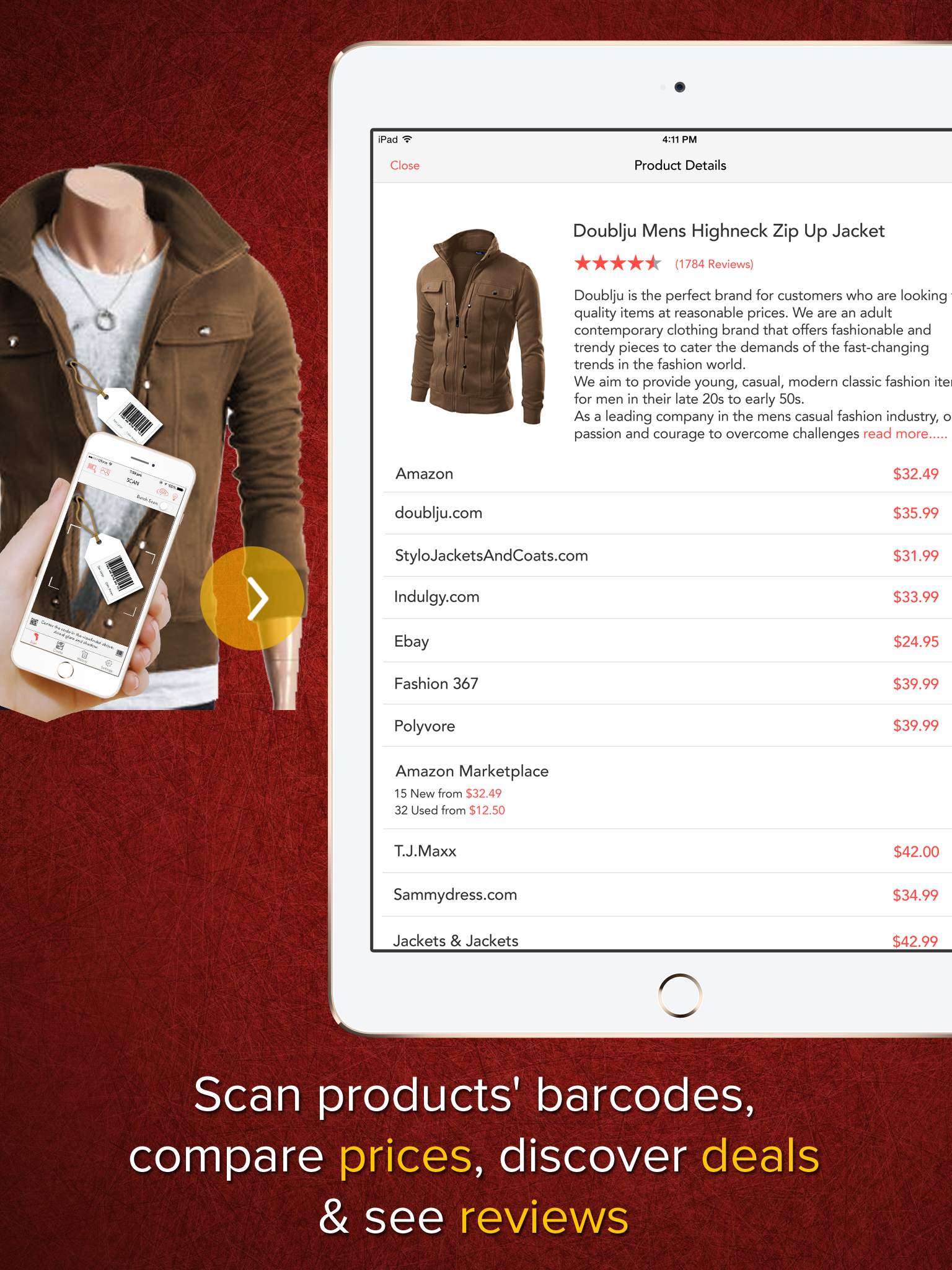 Scanify - Barcode Scanner, Shopping Assistant, and QR Code Reader & Generator screenshot 7