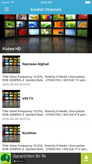 Kurdish TV Channels Sat Info(圖2)-速報App