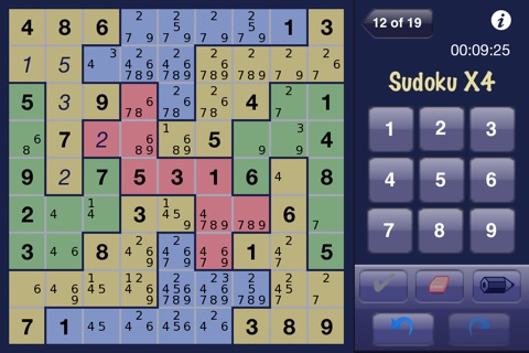 Sudoku X4 screenshot 2