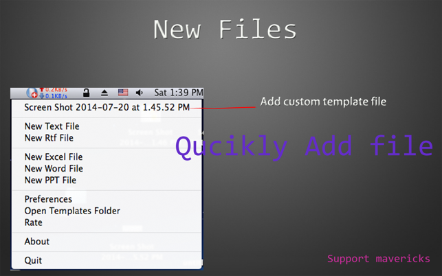 MenuTab New Files