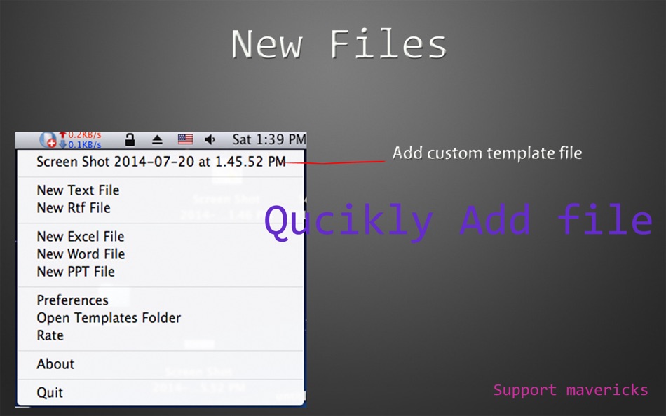 MenuTab New Files - 1.02 - (macOS)