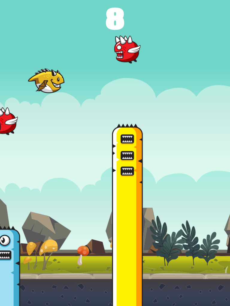 DragonFly Math - Endless Runer/Obstacle avoiding Style game with math mode screenshot 9