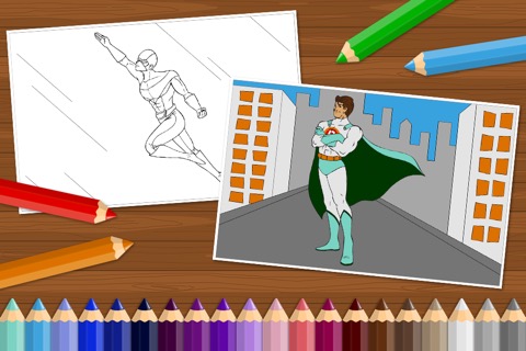 Superheroes - Coloring Book for Little Boys and Kids - Free Gameのおすすめ画像4