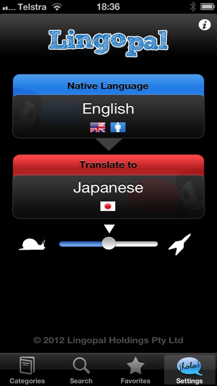 Lingopal Japanese LITE - talking phrasebook