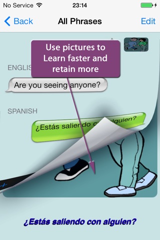 Spanish - Talking English to Spanish Phrasebook + Translator screenshot 4