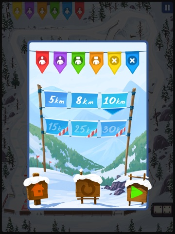 Биатлон. Настольная игра на iPad