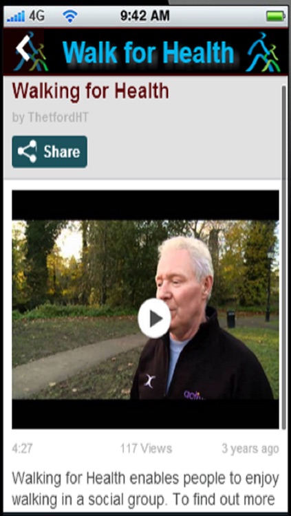 Walk for Health:Walking for Health Informational App+ screenshot-3