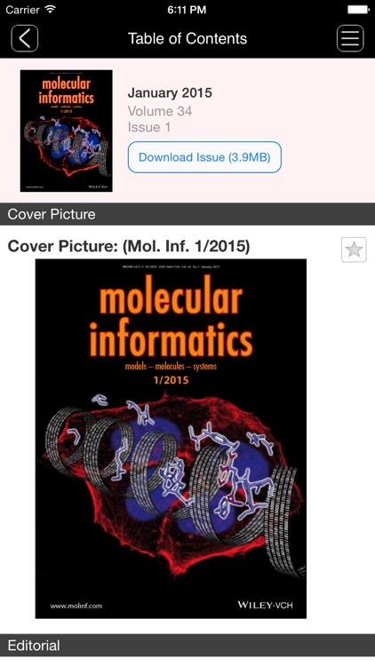 Molecular Informatics