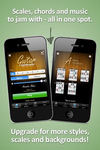 Guitar Jam Tracks: Acoustic Blues - Free Scales App screenshot 3