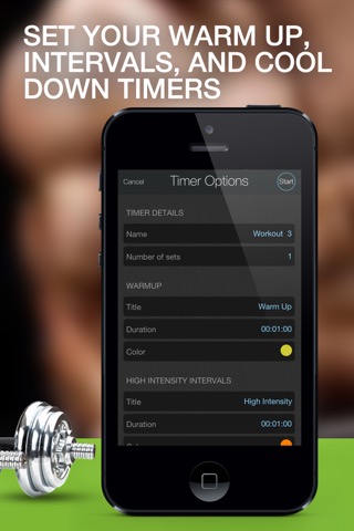HIIT Timer - 減量ワークアウトやフィットネスのための高強度インターバルトレーニングタイマーのおすすめ画像3