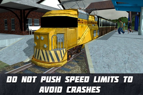 Speed Train Driving Simulator 3D Full screenshot 3