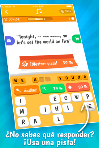 Song Quiz – The Free Lyric Guessing Game screenshot 3