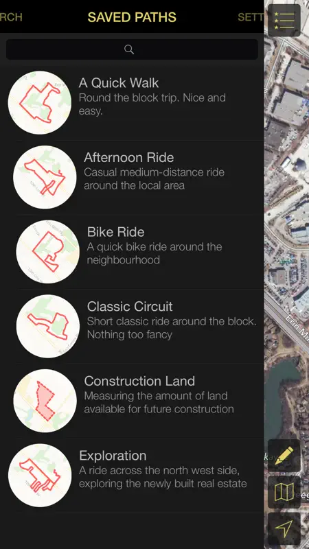 Map Calculator 2.0 - Measure Distance & Area, Map a Walk, Run or Bike Ride screenshot 3 of 5