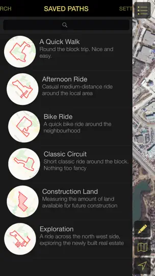 Map Calculator 2.0 - Measure Distance & Area, Map A Walk, Run Or Bike Ride iPhone Ekran Görüntüsü 3