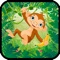 Play Super Monkey Lander to help the monkey to eat bananas