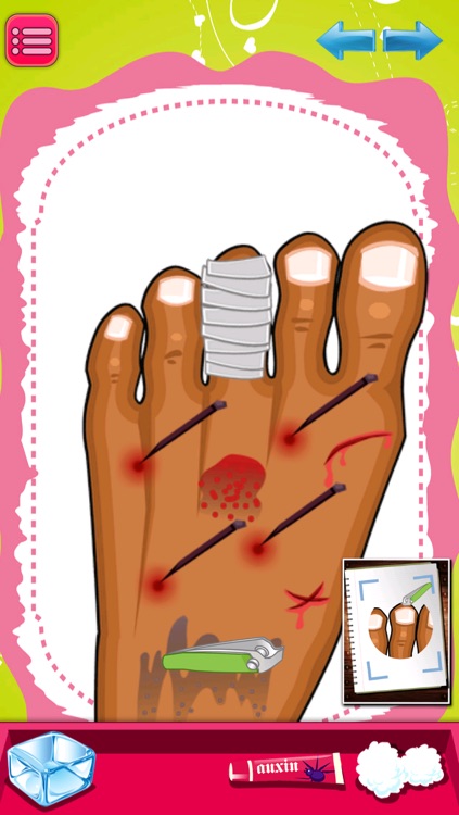 Wolf Foot Doctor - fun virtual pet and kids leg salon and kids spa screenshot-3