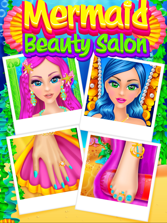 Screenshot #4 pour Mermaid Beauty Salon - Makeup & Makeover Kids Game