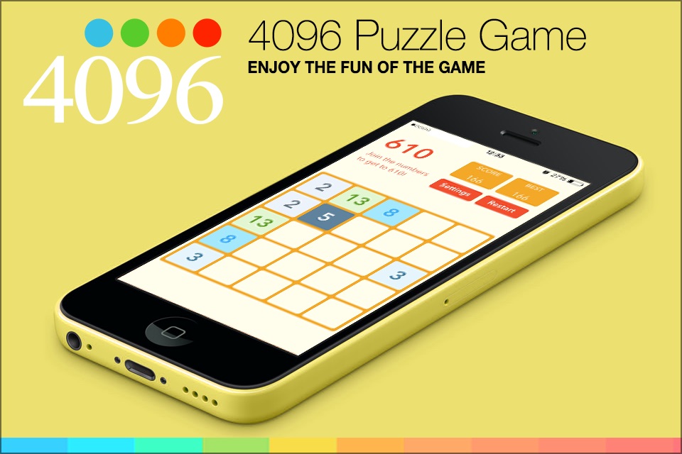 Play Number Game 4096 screenshot 2