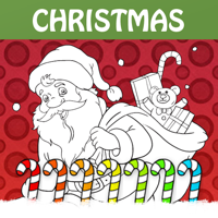 Christmas Coloring Book FREE Snowy Xmas Snowflakes and Santa Claus Edition