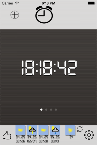 Скриншот из AlarmClock Touch HD