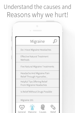 Headache and Migraine  - Relieve Chronic or Acute Pains and Natural Treatment for a Painful Head screenshot 2