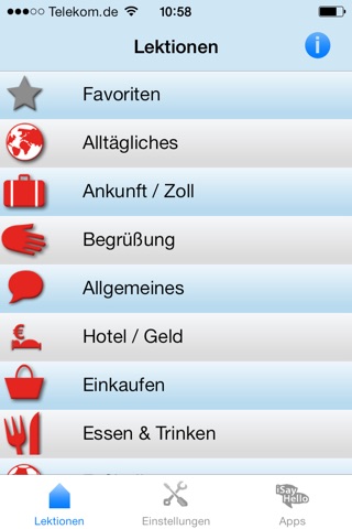 iSayHello German - French screenshot 2