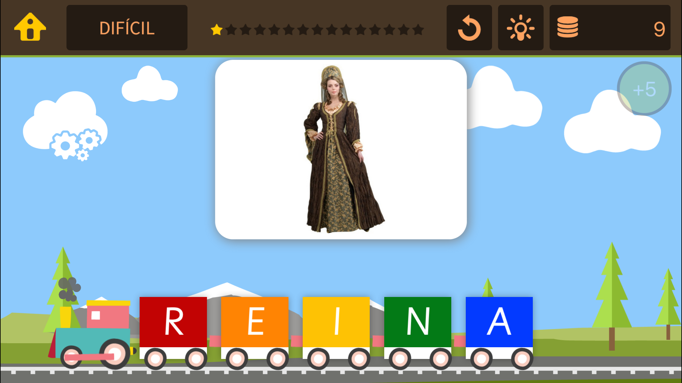 Tren de palabras – Juegos de spelling bee y puzzle busca la palabra para niños