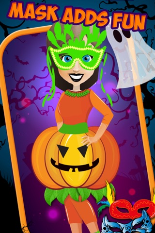 Halloween Party salon – Horror night fashion dress up free makeup makeover girls game screenshot 4