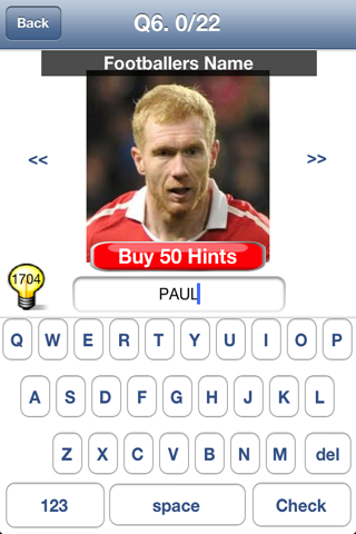 Football Quiz - UK Soccer Players Faces Game (FREE Version) screenshot 3