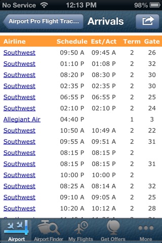 Oakland Airport (OAK) + Flight Tracker radar screenshot 4