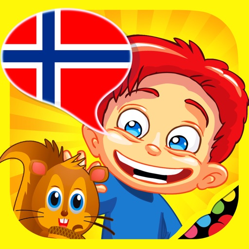 Norwegian for Kids: play, learn and discover the world - children learn a language through play activities: fun quizzes, flash card games and puzzles icon