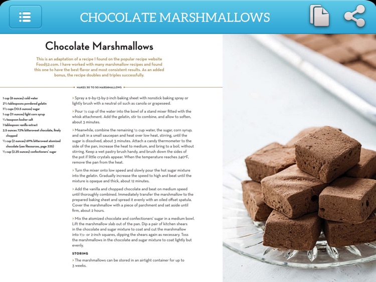 Dessert Recipes Chocolate and Confection for iPad