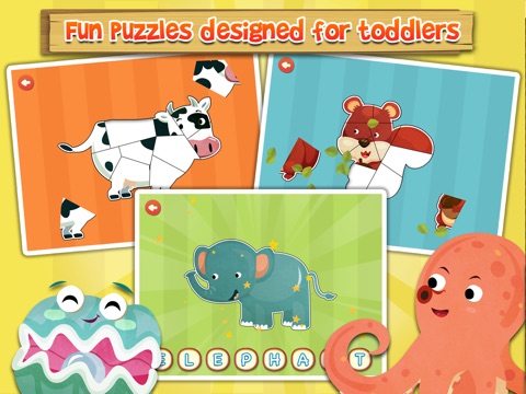 Hide & Seek Animals - Fun Preschool Kids Toddler Puzzles Games screenshot 4