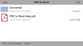 PDF to Word Converter Screenshot 1