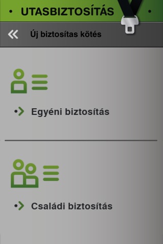 Utasbiztosítás screenshot 3