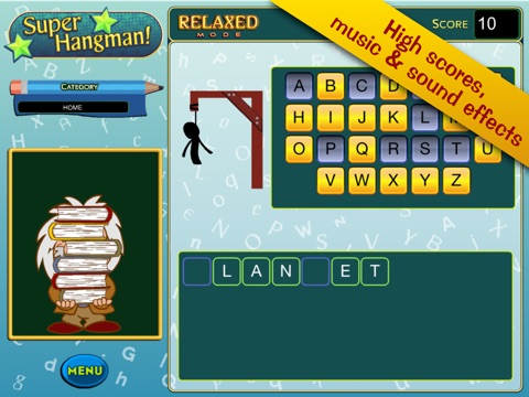 Super Hangman! Lite - FREE screenshot 4