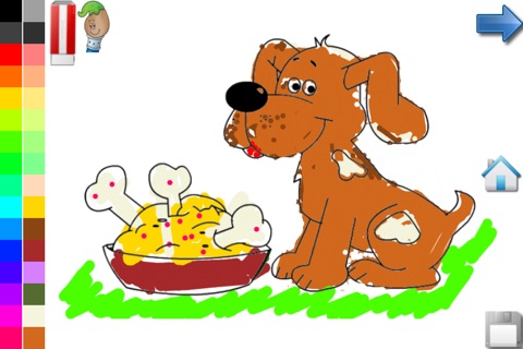 Coloring Book for Toddlers: Dogs ! Color your favorite Puppy coloring pages screenshot 3