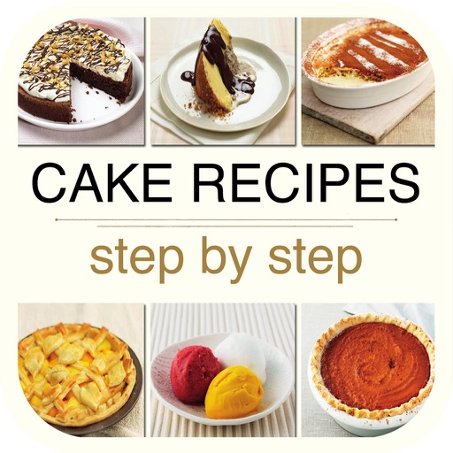 Cake Recipes - Step by Step Cookbook icon