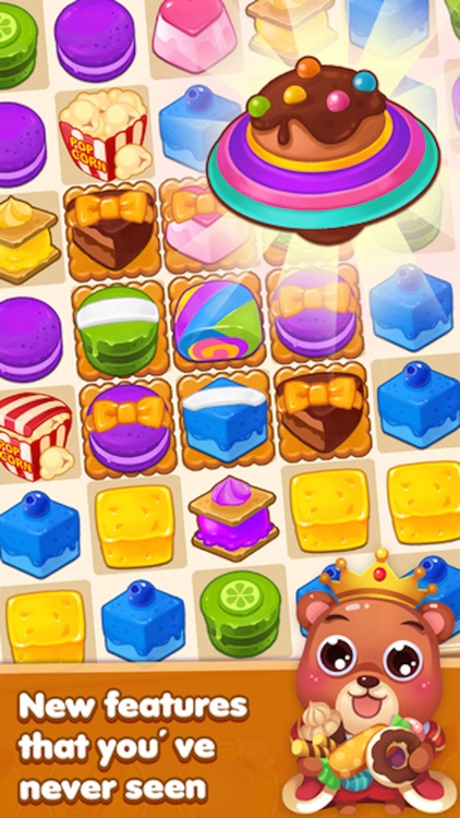 Candy Cake Boom - 3 match splash desserts puzzle game