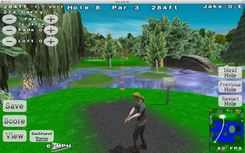 Screenshot #1 pour Disc Golf 3D Lite