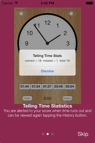 Telling Time Quiz screenshot 2