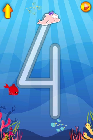 Montessori Sea Numbers - Kids learn by tracing numbers screenshot 2