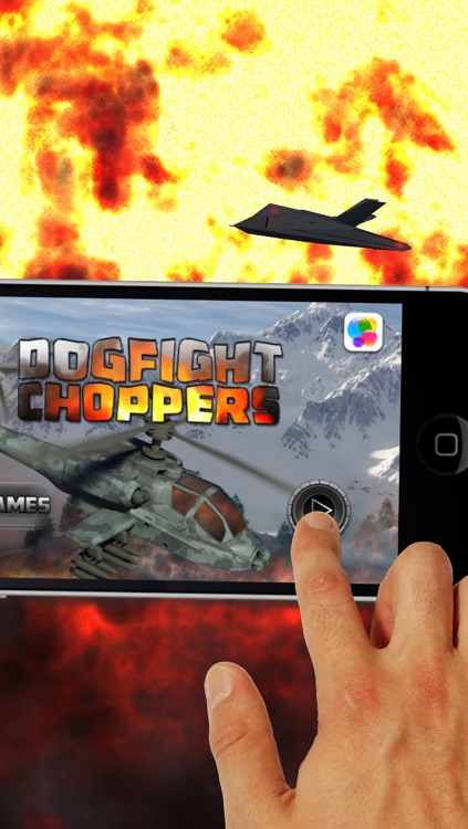 Dogfight Choppers - Free Military Helicopter War Game screenshot-4