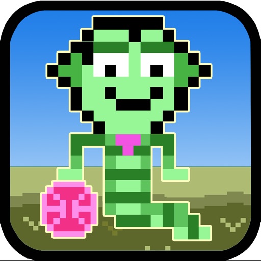 Super Earthworm Juggles iOS App