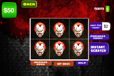 Scary Lotto Scratchers screenshot 2