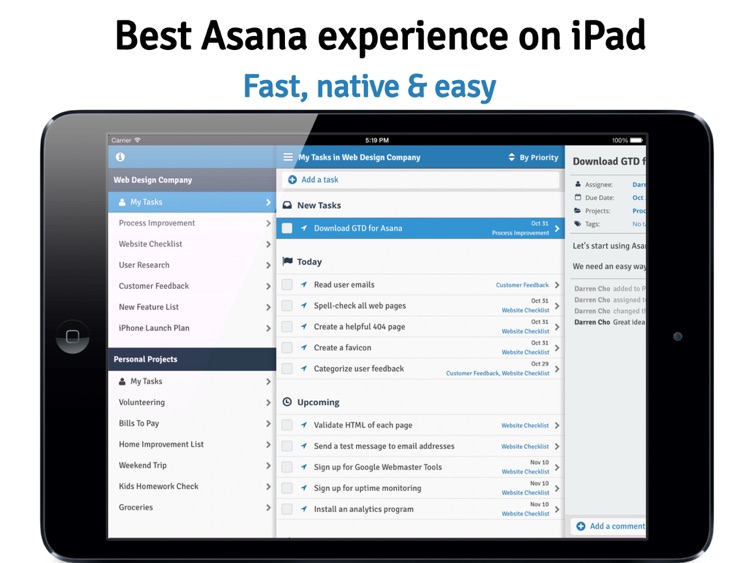 GTD for Asana - Do less. Get more done.