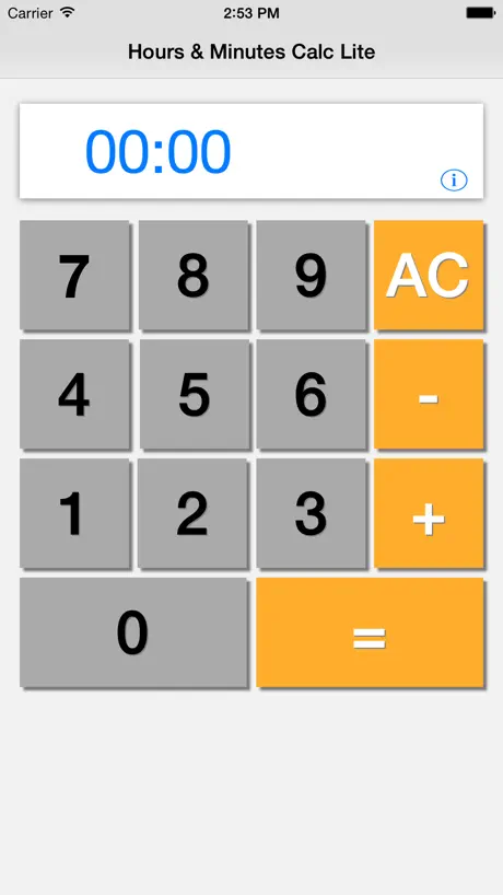 Ore Minuti Calculator Lite