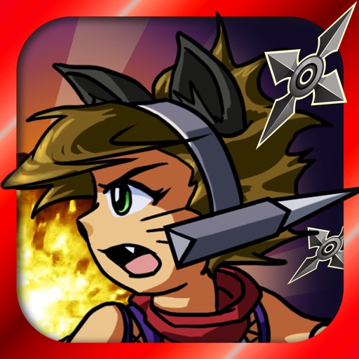 Catgirl Shinobi Free: A New Ninja Run and Jump Adventure Game icon