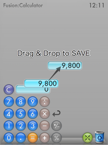 Screenshot #4 pour Fusion Calculator for iPad Lite